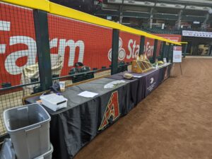 The Phoenix Herpetological Sanctuary station at the 25th annual Winter Classic Presented by the University of Phoenix, hosted by the Arizona Diamondbacks at Chase Field