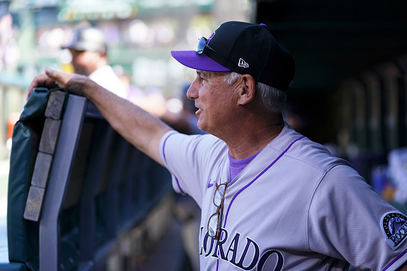 2023 Colorado Rockies manager Bud Black looking onto the field