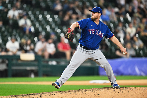 Will Smith of the Texas Rangers, who leads AL closers in the Week 16 individual reliever rankings.