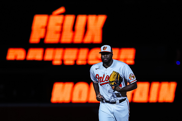 Felix Bautista of the Baltimore Orioles, the top AL closer in the August 23 Reliever Roundup and Bullpen Bonanza Individual Rankings