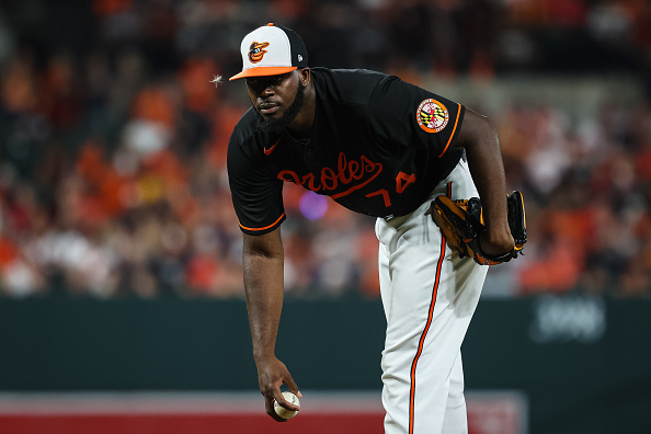 Felix Bautista, whose Baltimore Orioles are second in the team bullpen and reliever rankings for Week 19