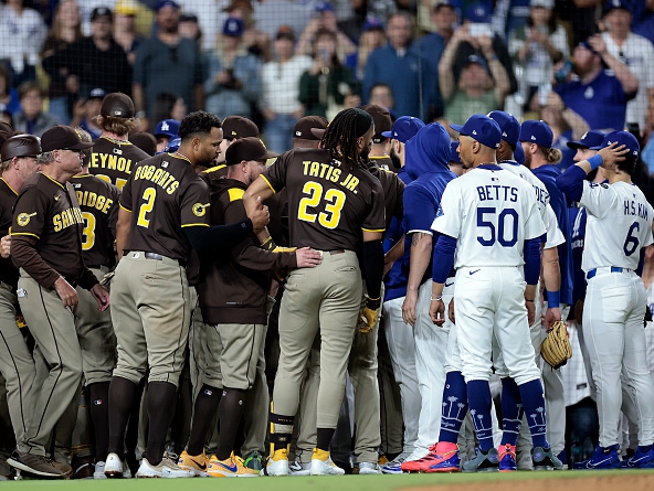Tensions Rise in Game Four of Padres At Dodgers