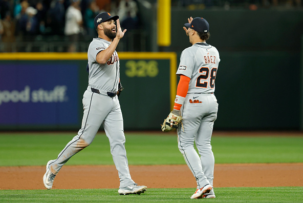 The Detroit Tigers take a 1-0 series lead over the Seattle Mariners. A go-ahead RBI single in the 11th helped seal the deal for the Tigers.