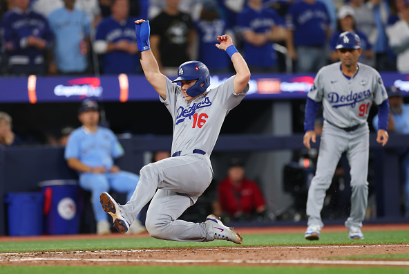 Despite scoring all their runs in one inning, the Dodgers beat the Blue Jays 3-1 on Friday to force a Game Seven of the World Series.