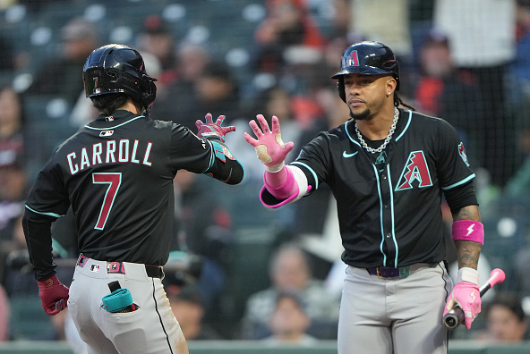 Corbin Carroll and Ketel Marte each win a 2025 Silver Slugger Award, highlighting a strong year for the Arizona Diamondbacks offense.