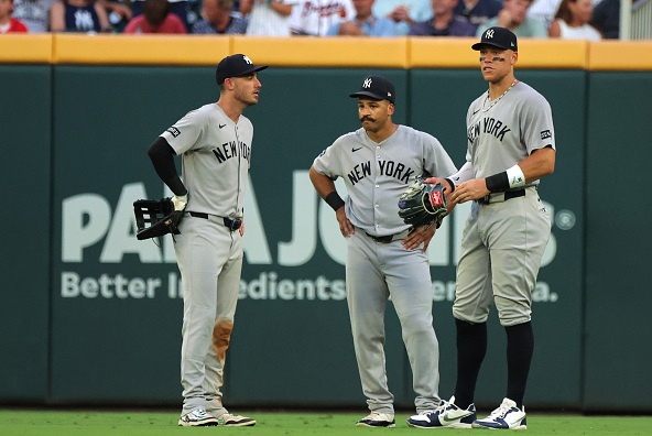 Yankees Outfield of Cody Bellinger, Trent Grisham, and Aaron Judge