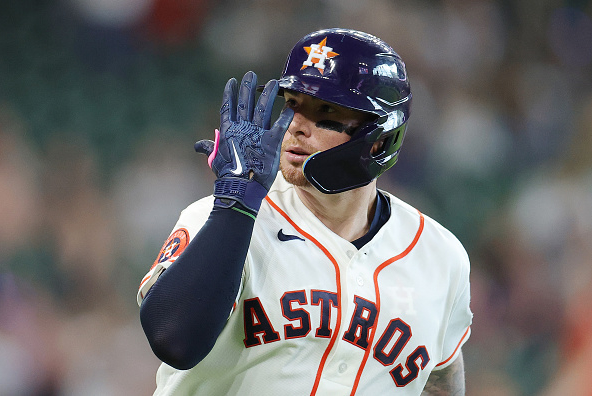 Carlos Correa broke the game wide open with a three-run dinger off of Garrett Crochet to help the Astros sweep the Red Sox in the series.