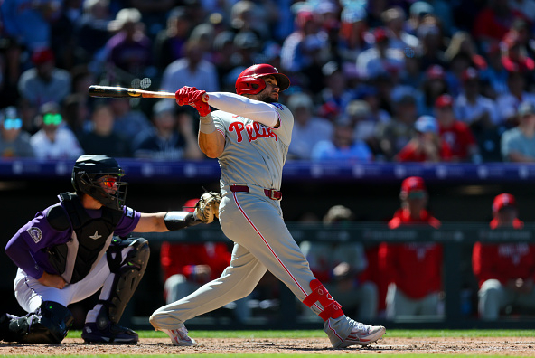 Phillies Opening Week Review highlighted offensive struggles such as Rafael Marchan striking out, as pictured here