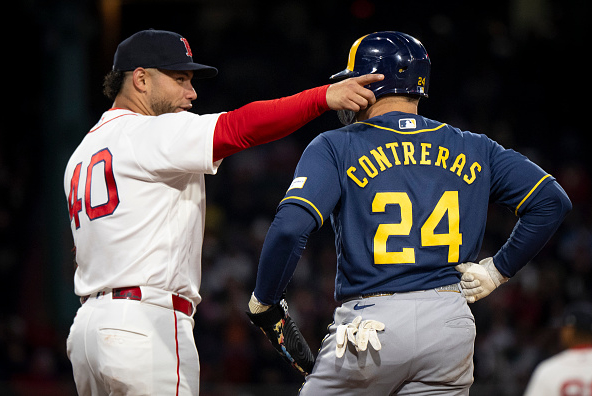 The Red Sox lose the series opener thanks to the pitching melting down, as the Brewers scored two runs to break the tie.