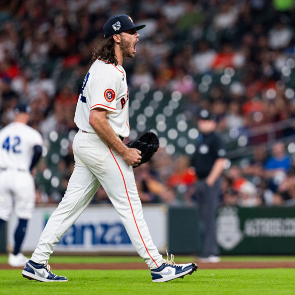 Spencer Arrighetti delivered 7 1/3 scoreless innings as Isaac Paredes homered in the Houston Astros victory over the Texas Rangers.