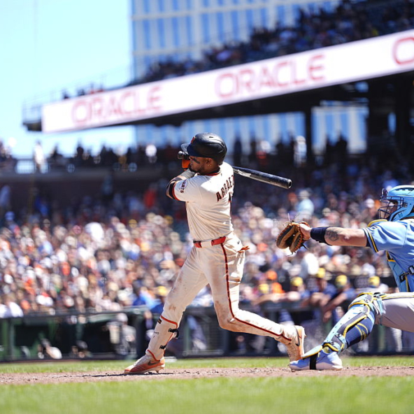 Luis Arraez swinging. He was one player the Phillies acquired at the 2026 Trade Deadline.