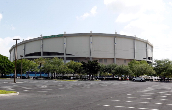 Tropicana Field, where the Rays attendance is far lower than it should be.