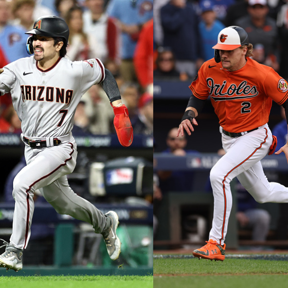 Corbin Carroll and Gunnar Henderson, the NL Rookie of the Year and AL Rookie of the Year for 2023